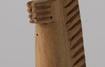 Anioł, drewno niepolichromowane, wys. 14 cm, MET/67189