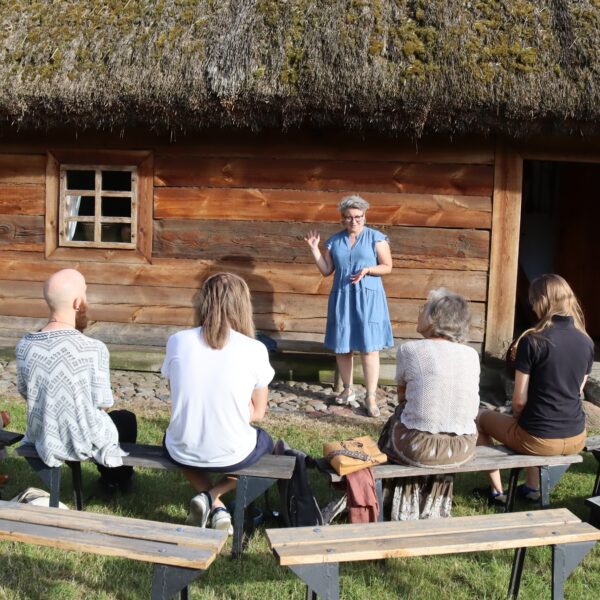 Ludzie w skansenie