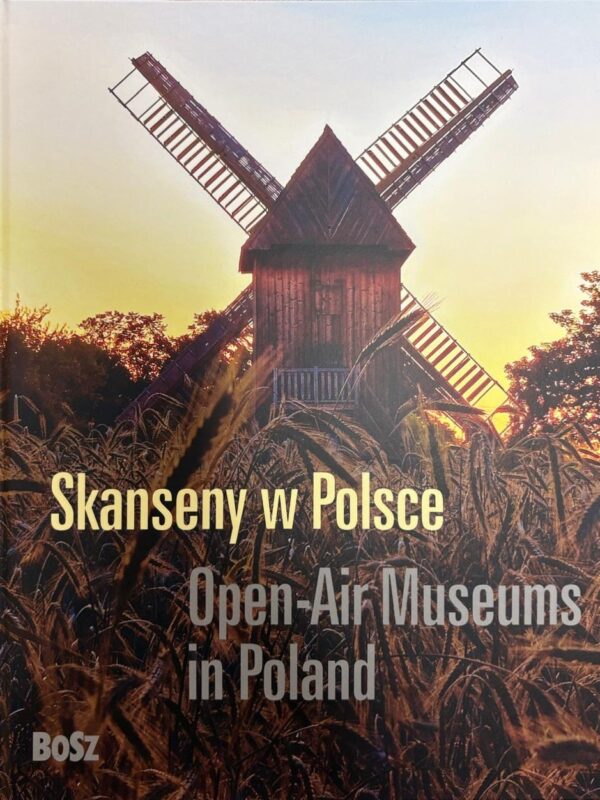 Okładka ksiązki z wiatrakiem drewnianym