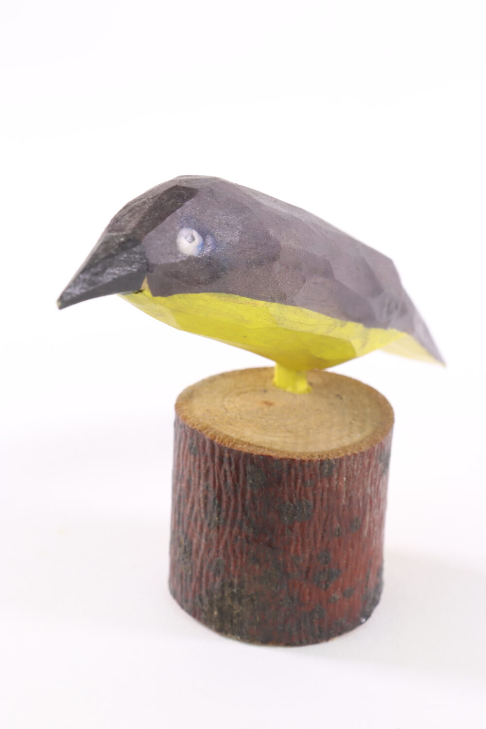 Ptak na pieńku - rzeźba