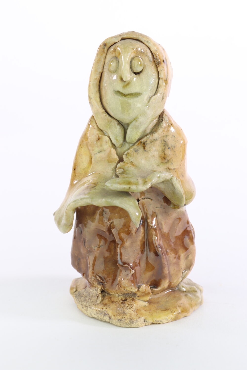 Postać kobiety żebrzącej - rzeźba