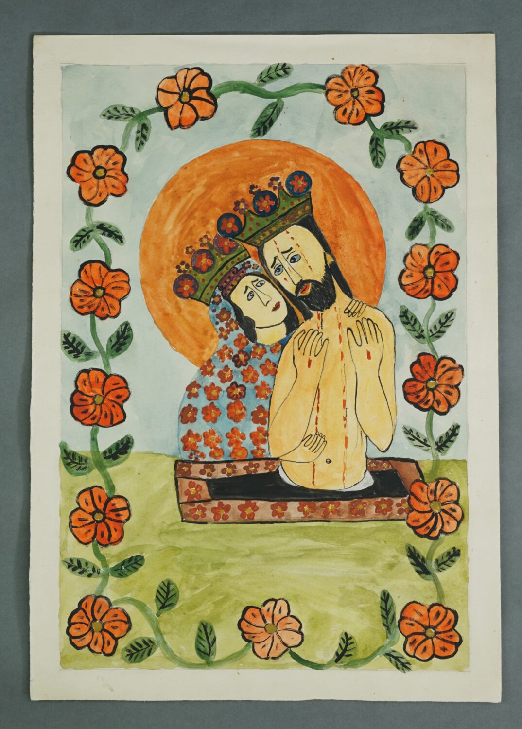 Obraz przedstawiający pietę