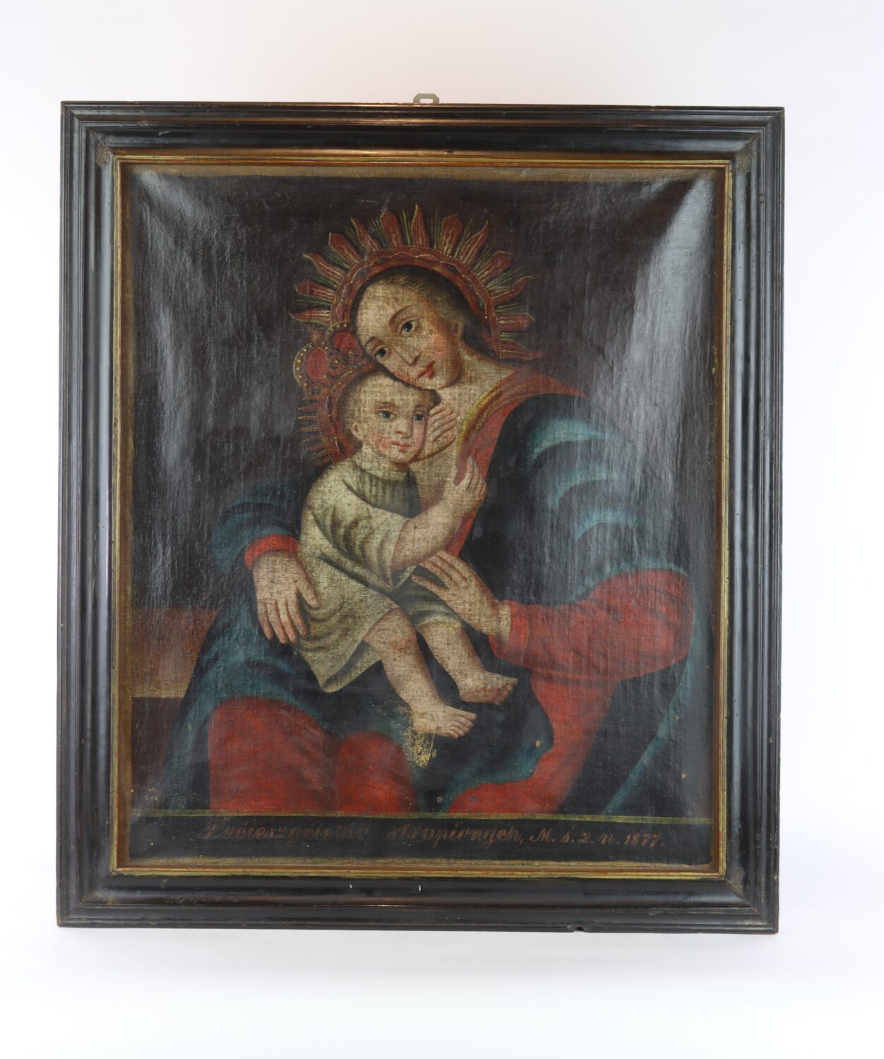 Obraz Matki Boskiej z Jezusem na kolanach