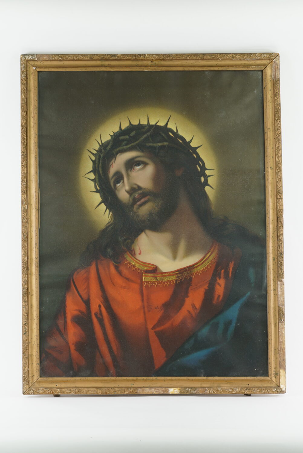 Obraz mężczyzny w koronie cierniowej