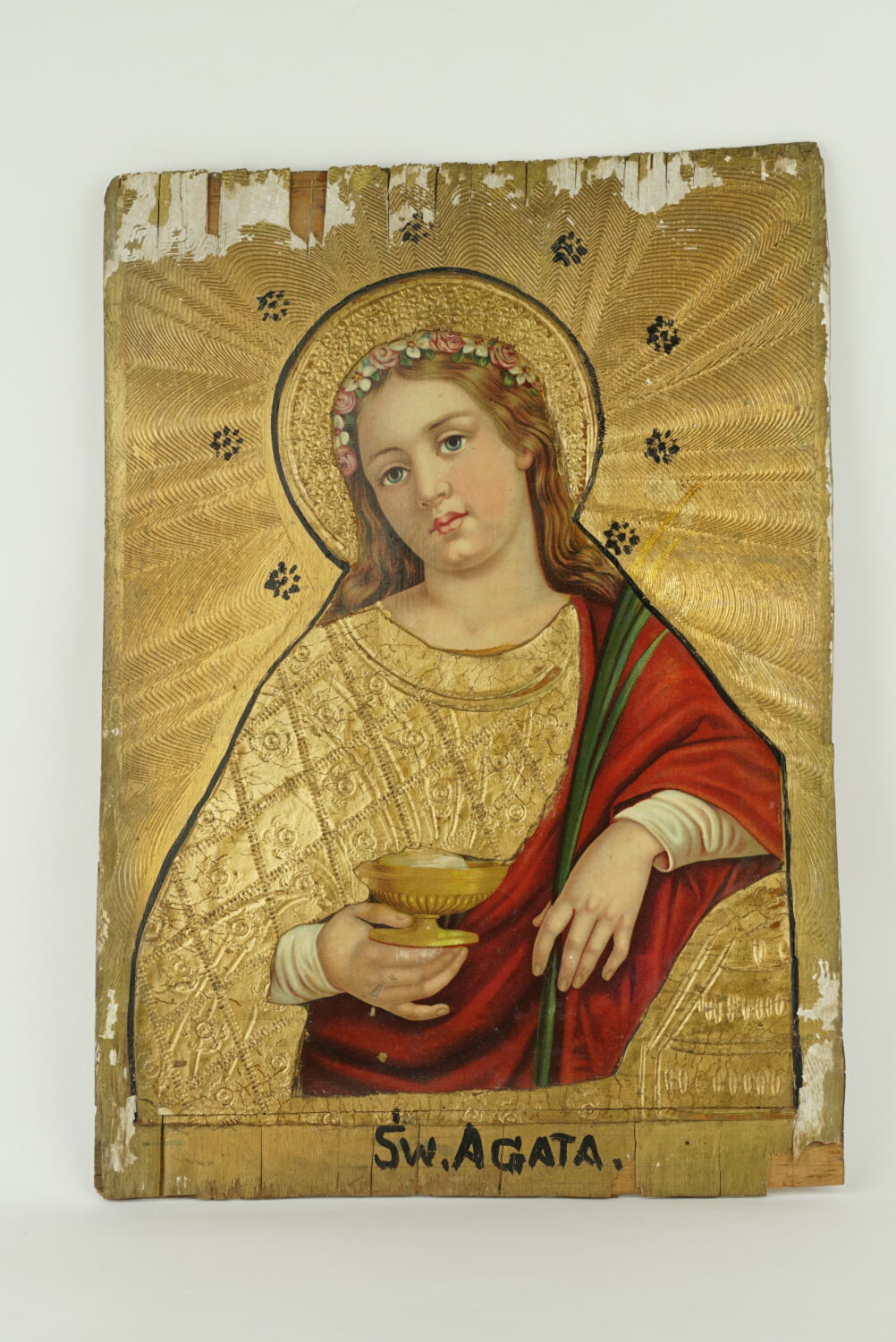 Obraz święty z kobietą