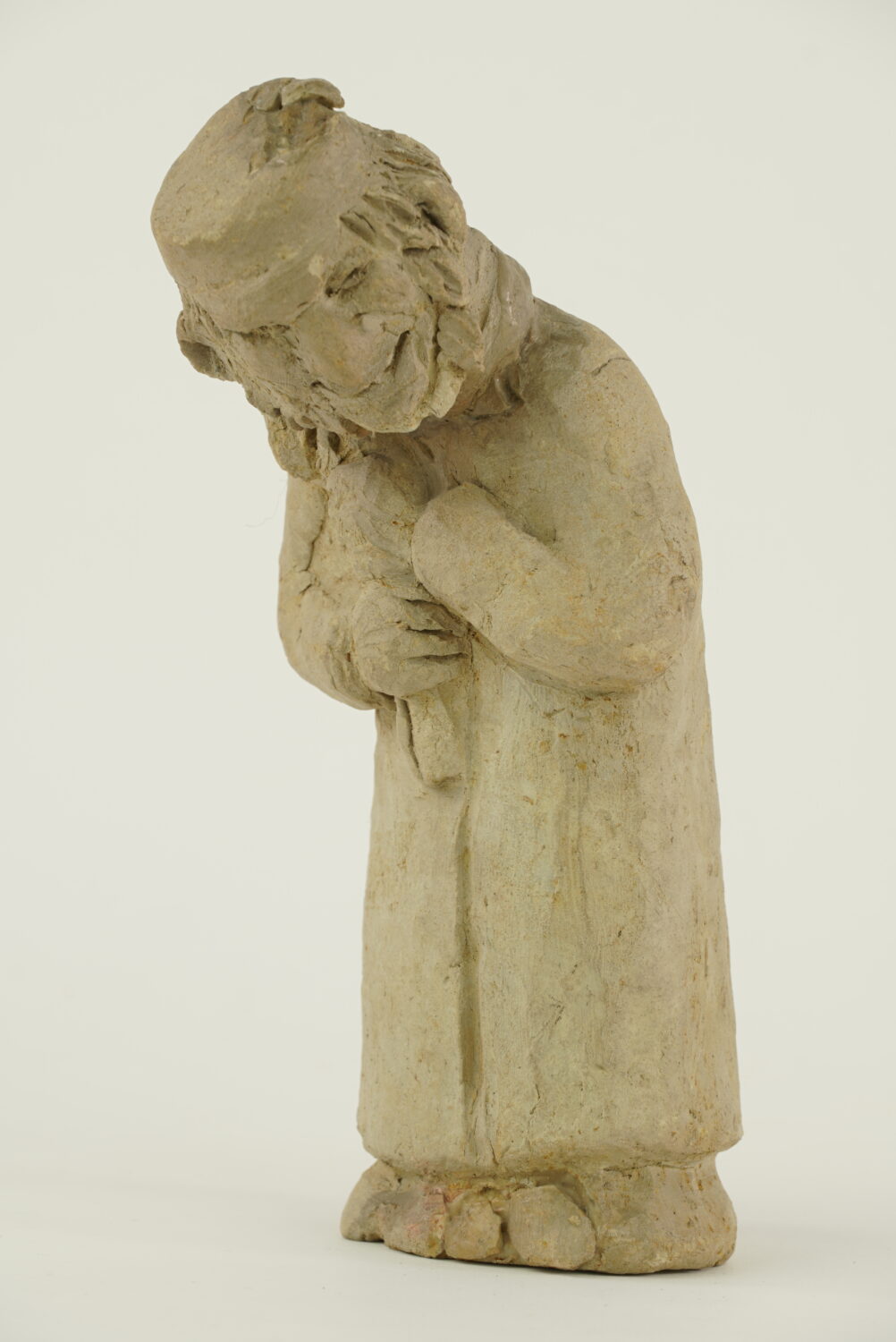 Żyd z lisem na ramieniu - rzeźba